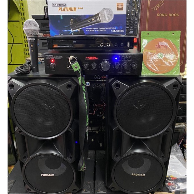 Videoke Karaoke set megapro doremi midi karaoke DVD player with promac