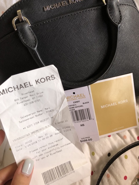 MICHAEL KORS Emmy Small Dome Leather Satchel | Shopee Philippines