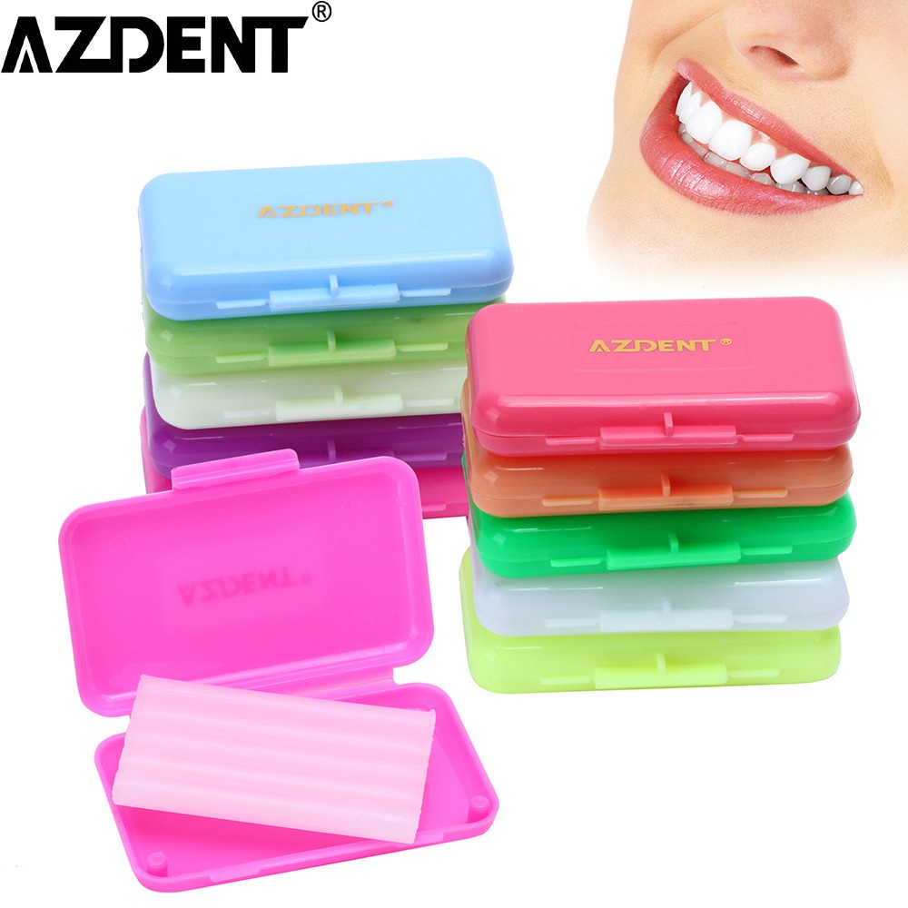 AZDENT 1 BOX Fruit Scent Dental Orthodontics Ortho Wax Teeth Shopee