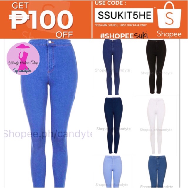 shopee high waist pants