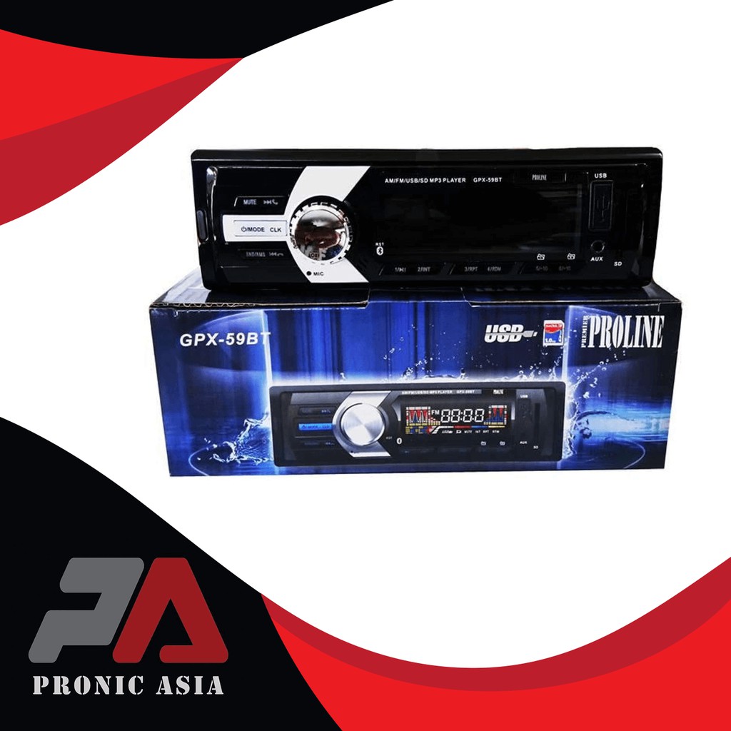 Proline GPX59BT Car Stereo w/ Bluetooth Shopee Philippines