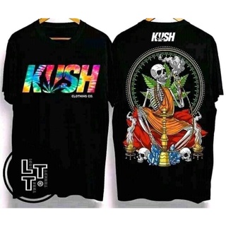KUSH COLORED  420 FRONT DESIGN（skull head）smoke 100% cotton t shirt Tee sport hiphop tshirt Cotton #2