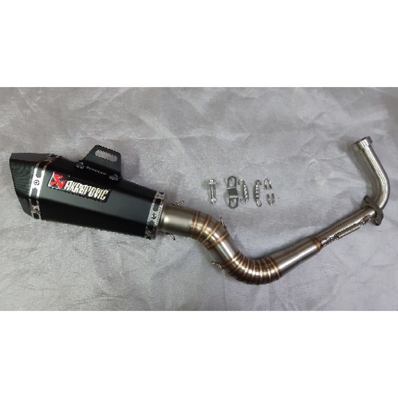 MIO SPORTY/SOULTY/SOUL 115 AKRAPOVIC MUFFLER WITH ELBOW 51MM | Shopee ...