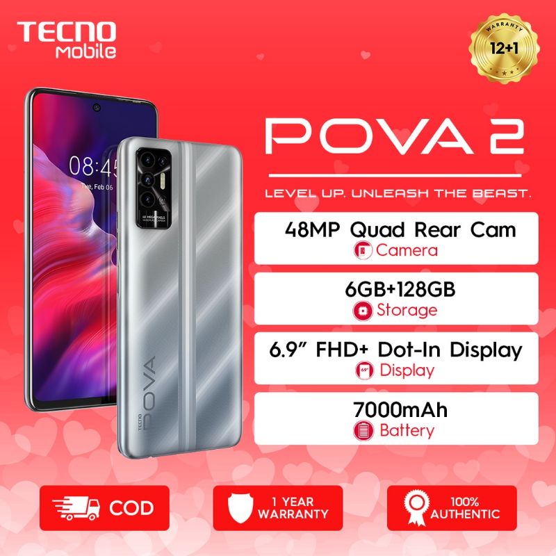 pova 2 camera specs