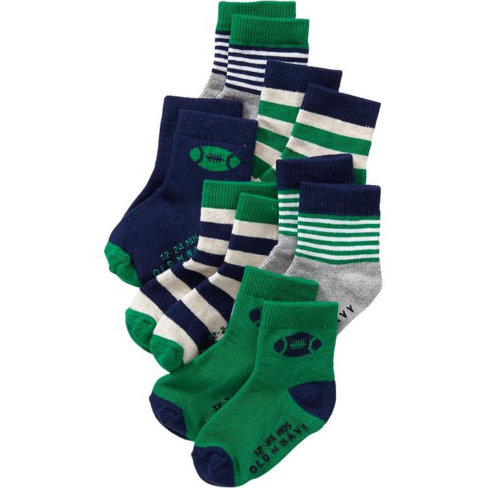 green toddler socks