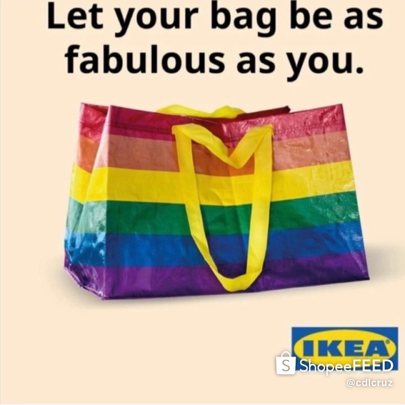 STORSTOMMA Bag, multicolor, 105/8x105/8 - IKEA