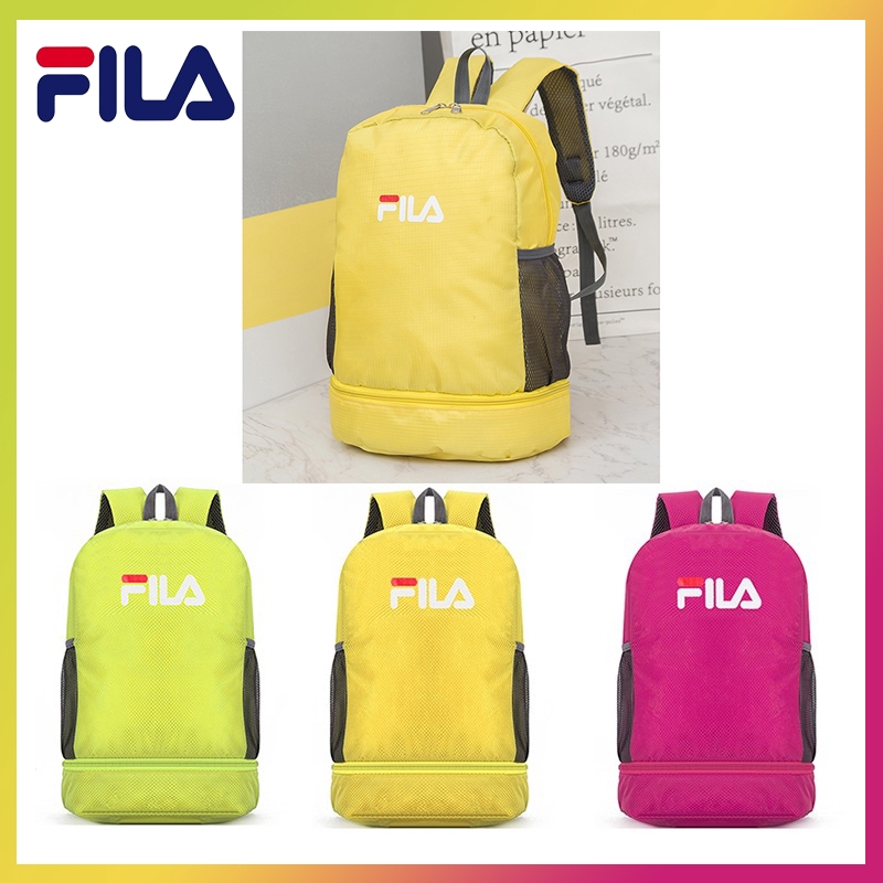 yellow fila backpack