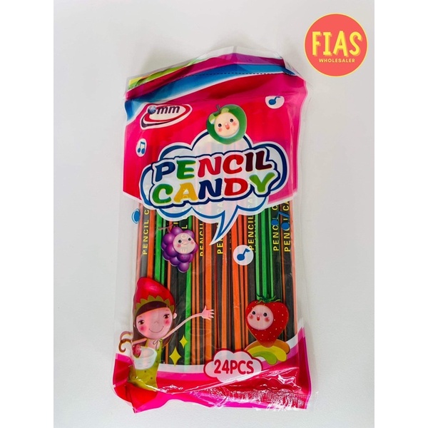 24 Pieces Pencil Candy / Lootbag Fillers / Lootbag Treats / Paninda
