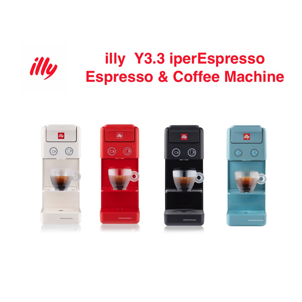 illy Y3.3 iperEspresso Capsule Espresso & Coffee Machine Shopee