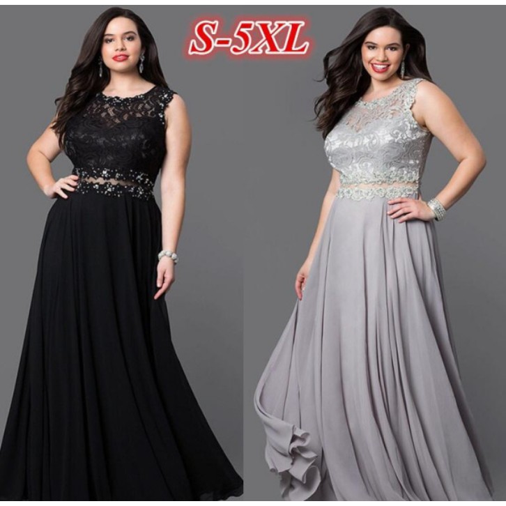 large size evening wear