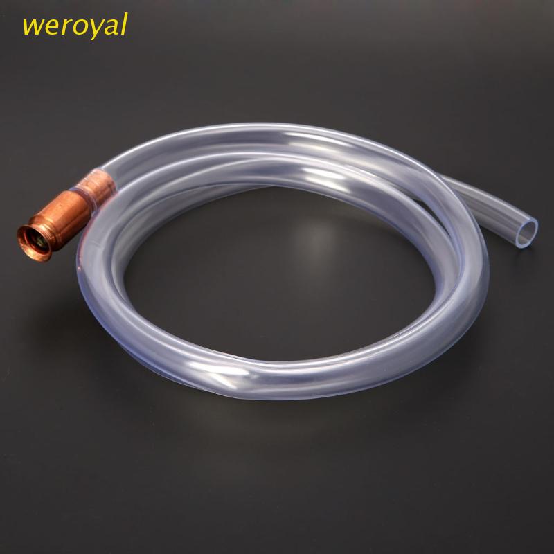 weroyal Gas Siphon Pump Gasoline Fuel Water Shaker Siphon Safety Self Priming Hose Pipe