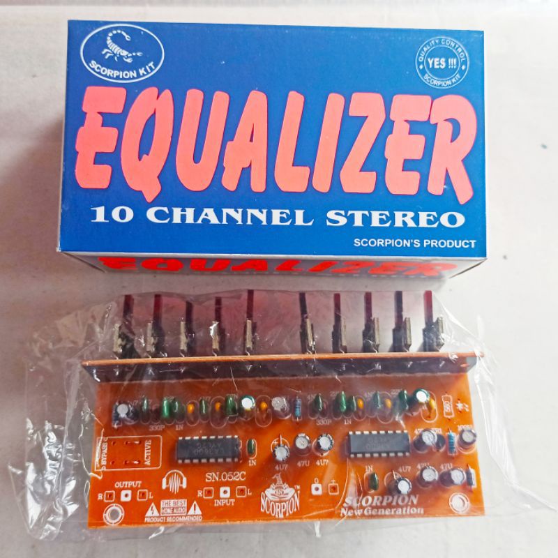 10 Channels Stereo Equalizer Kit By Scorpion Shopee Philippines