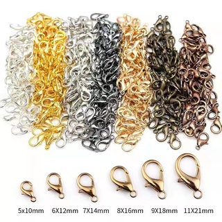 10pcs/lot Wholesale Price Lobster Clasps 12mm Bronze/Gold Lobster Clasps Hooks For Necklace Bracelet #1