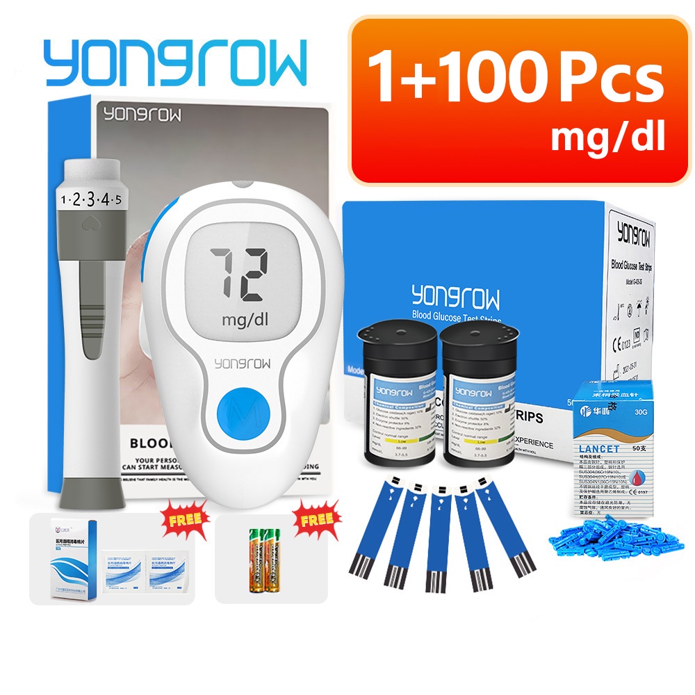 Yongrow Blood Sugar Test Kit Glucose Monitor Complete Set