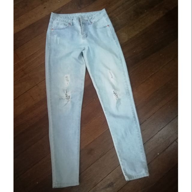Highwaist Preloved Bench Pants For Women Size 27 Shopee Philippines