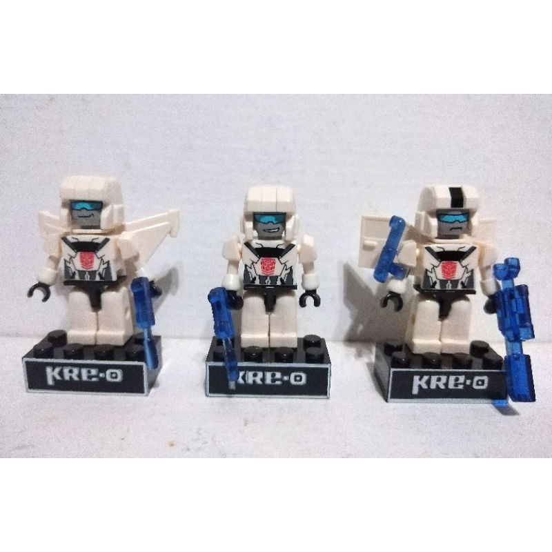 KreO Transformers Autobot TROOPERS set of 3 minifigures Building