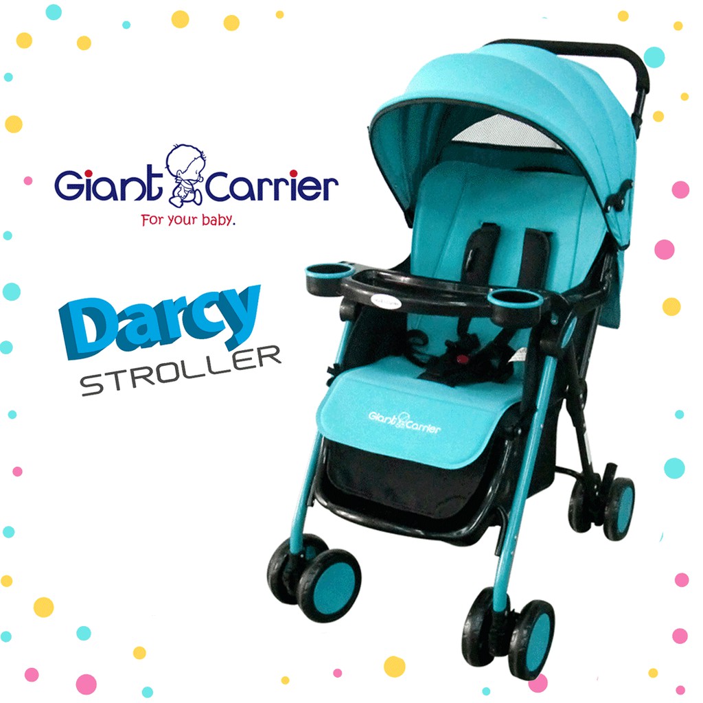 giant carrier stroller blue