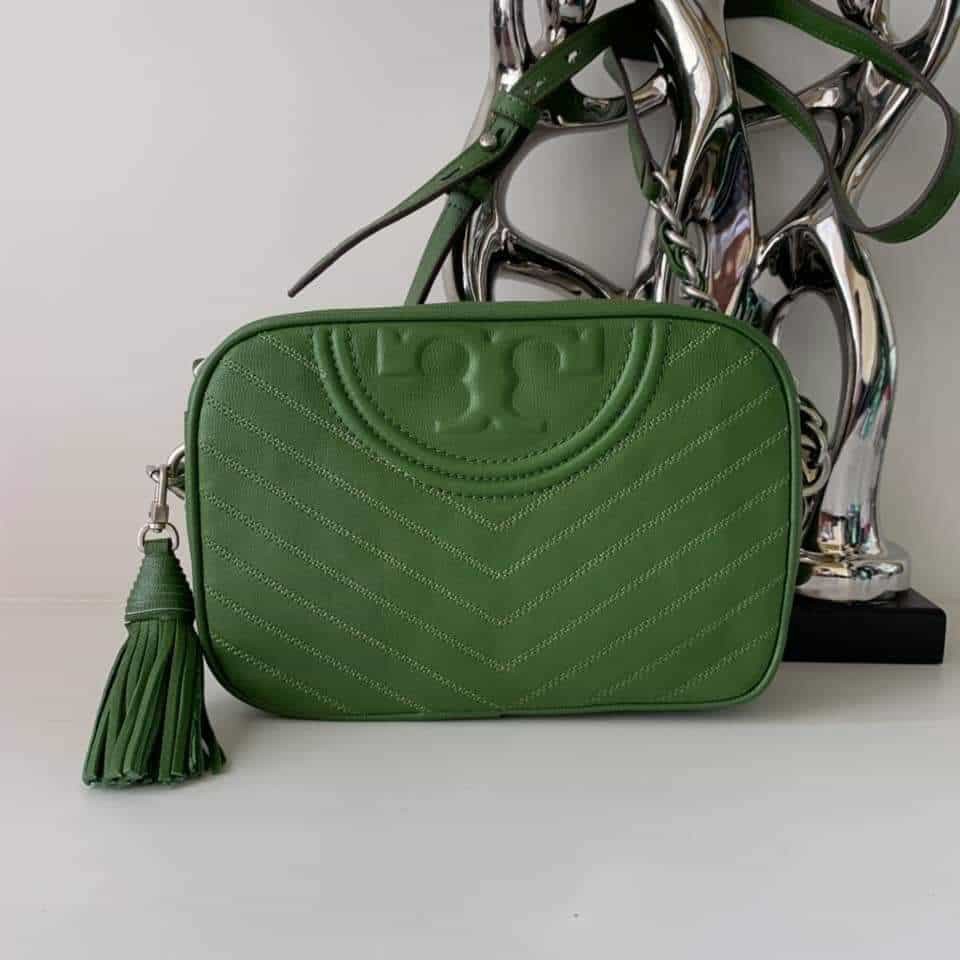 tory burch green purse