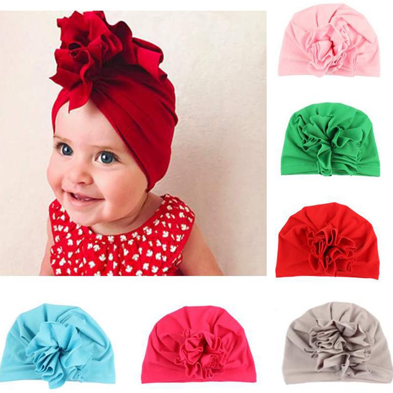 red baby beanie