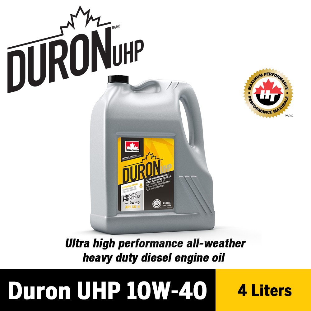 Petro-Canada Lubricants Duron UHP 10W-40 (4 Liters) | Shopee Philippines