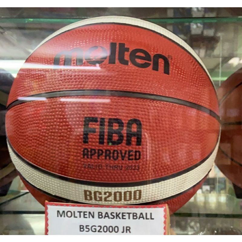 Molten BG2000 B5G2000 GR5 Rubber Basketball Junior size 5 ball Shopee