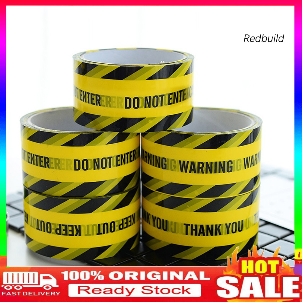 Marking Tape Hazard Warning Strips Danger Caution Sticker Barrier Remind 