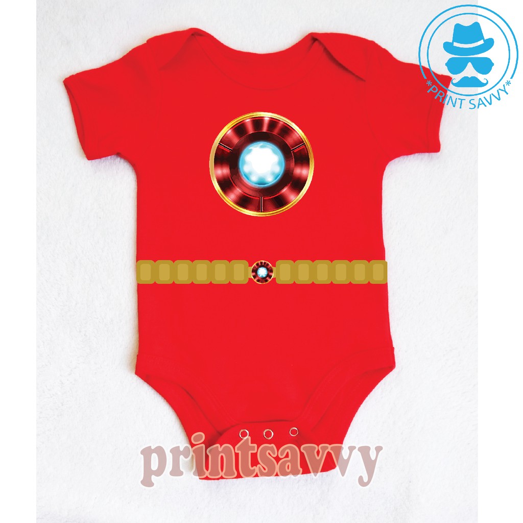 ironman baby onesie