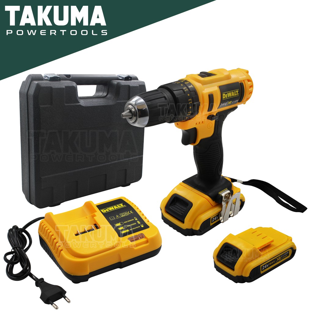 DeWALT 24V Lithium Ion Cordless Hammer Drill | Shopee Philippines