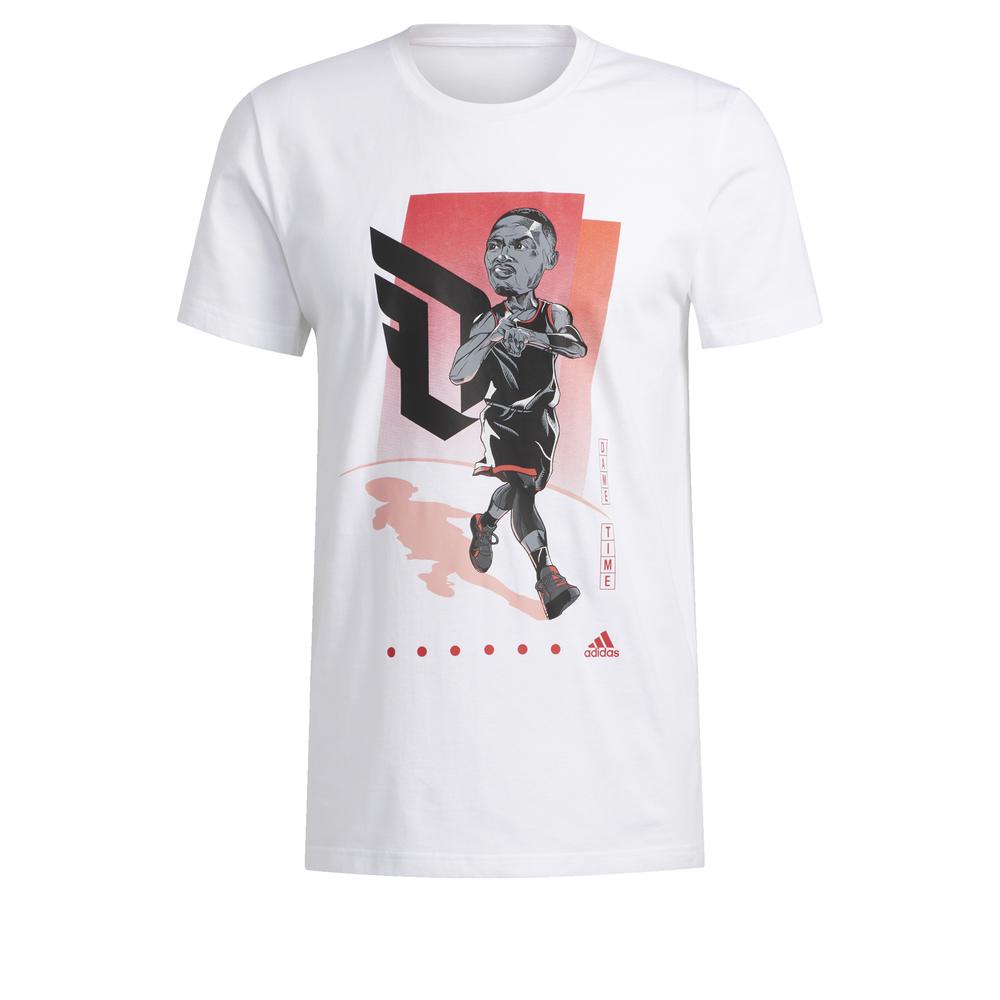 adidas BASKETBALL Dame GU Tee Men White FM4774 | Shopee Philippines