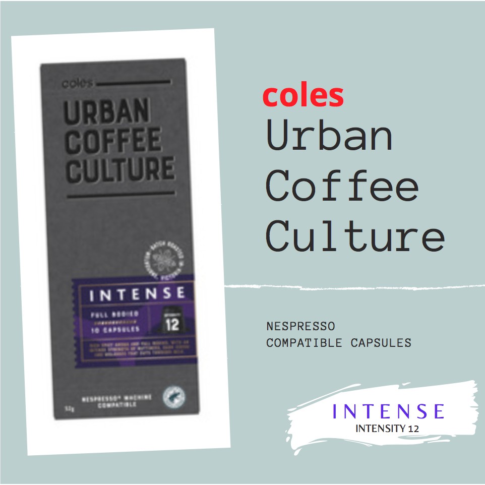 NESPRESSO Compatible COLES URBAN COFFEE CULTURE Coffee Pods Shopee