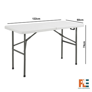 Folding Table Individual 4ft 6ft Fold In Half Shopee Philippines
