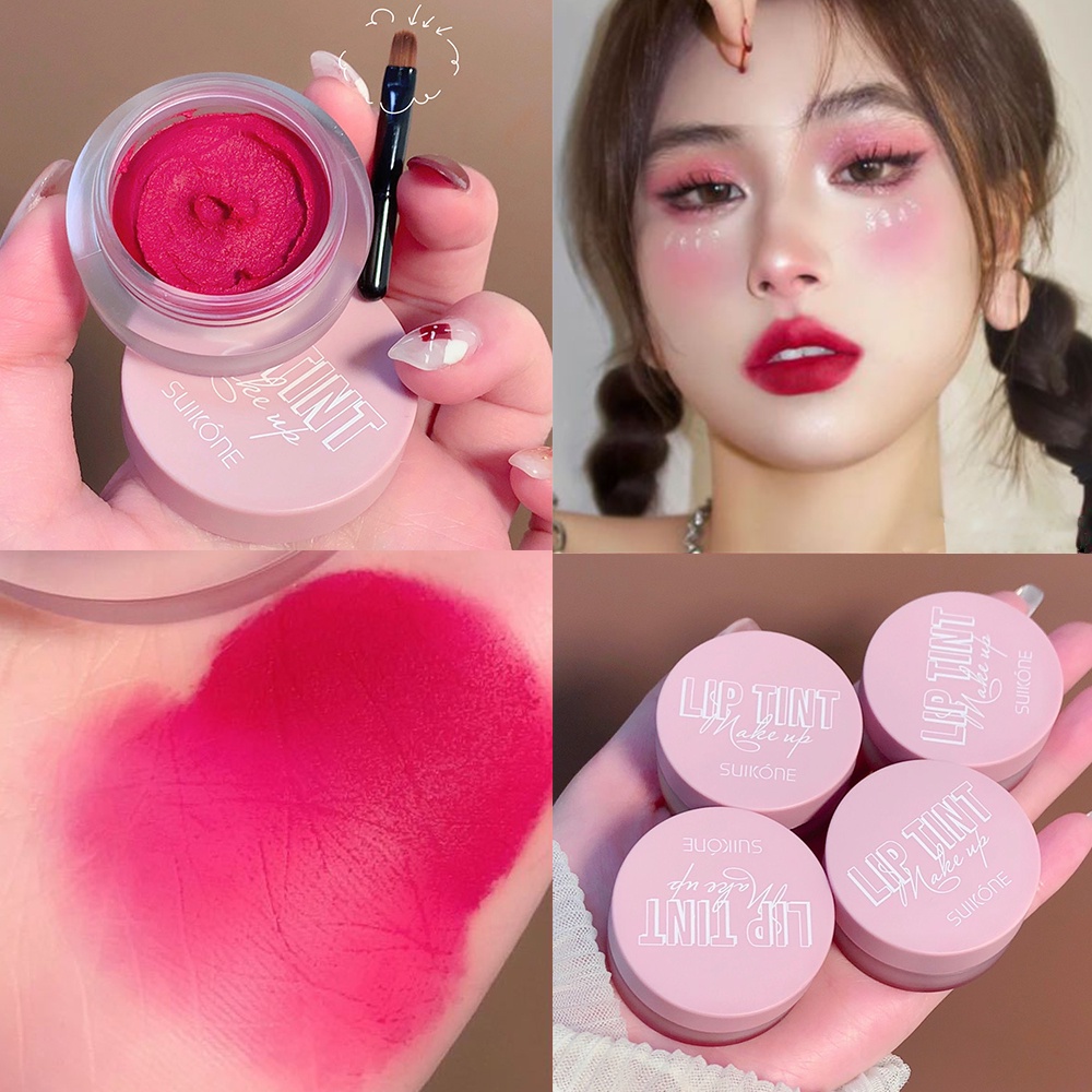 Matte Lipstick Velvet Face Blush UltraSmooth Pigmented Lip Stain