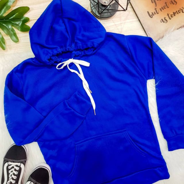plain royal blue hoodie