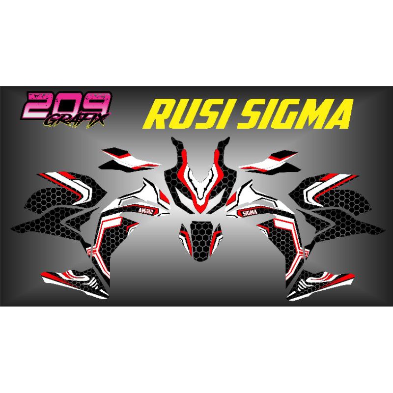 Rusi Sigma full body decals | Shopee Philippines