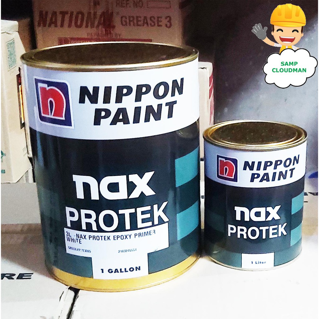 Nippon Nax Protek Epoxy Primer Gallon Gray White Black Red with