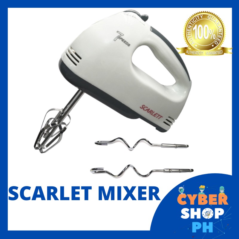 Scarlet Hand Mixer Professional Electric Whisks Shopee Philippines