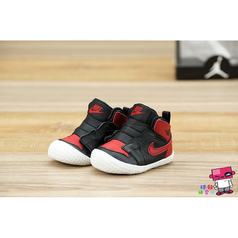 Nike Air Jordan 1 Crib Bootie Bred Baby Shoes Black At3745 0