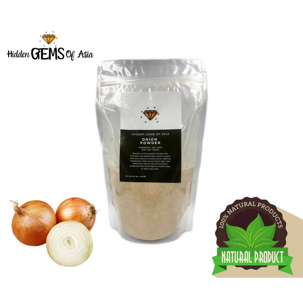 Onion Powder 250 Grams Pure Natural Imported No Added Chemicals Cooking