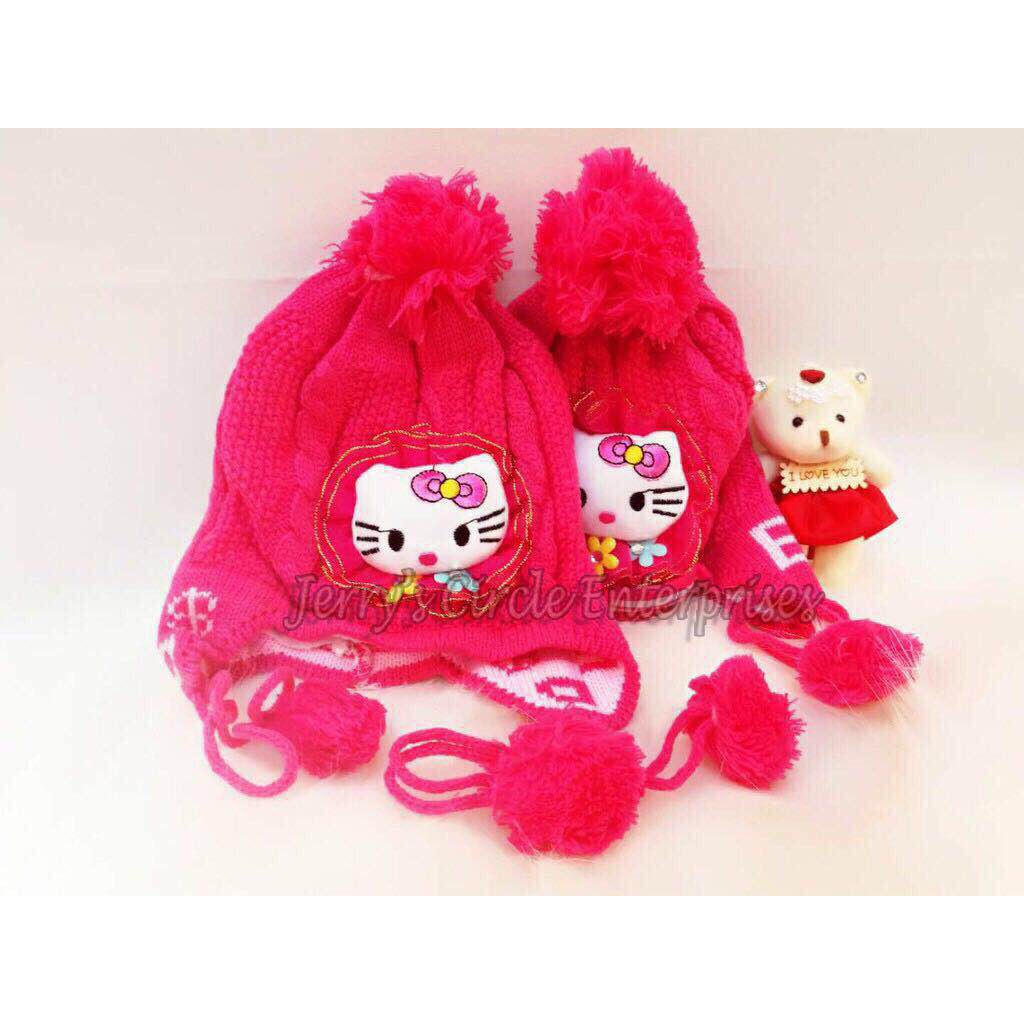 hello kitty knit hat