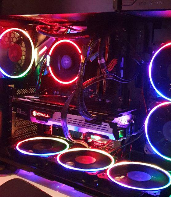 Inwin Sirius Loop 120mm RGB Fan Triple Pack (ASL120, 1800RPM, w ...