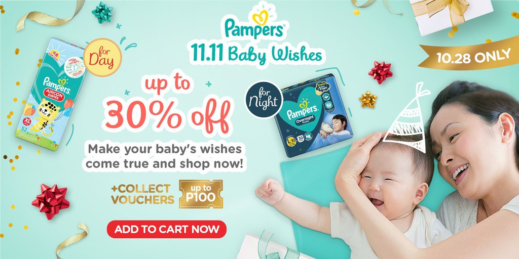pampers shopee