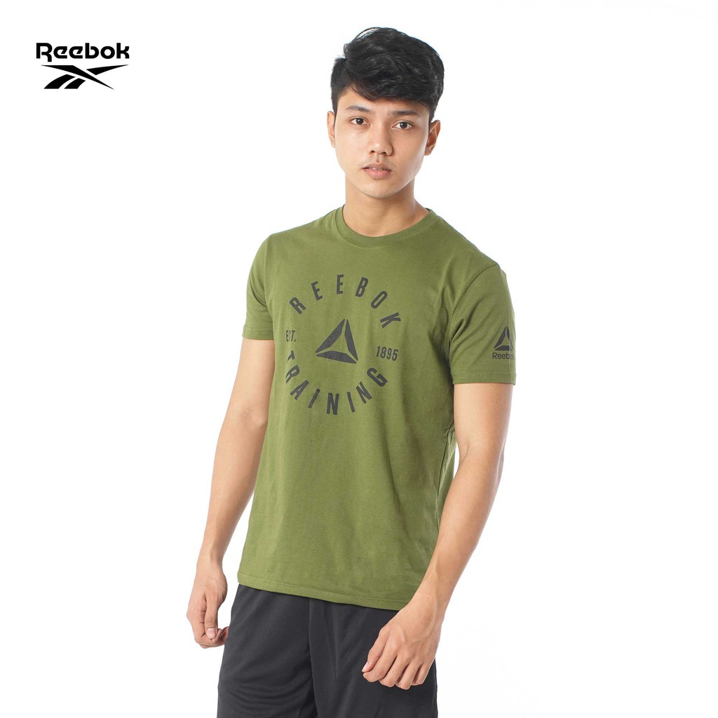 green reebok shirt