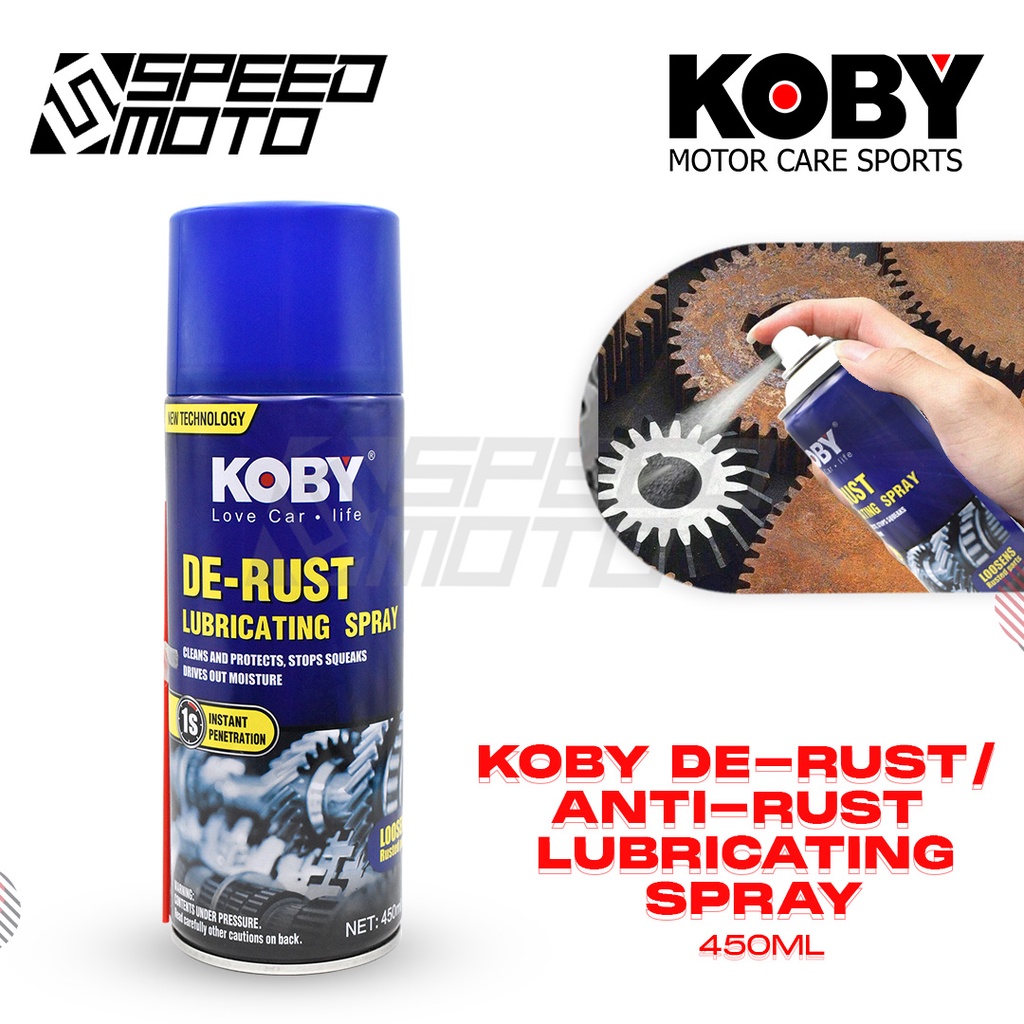 KOBY DE RUST LUBRICATING SPRAY 450ML | Shopee Philippines