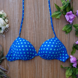 Polka Dots Push-Up Bikini Top | Shopee Philippines