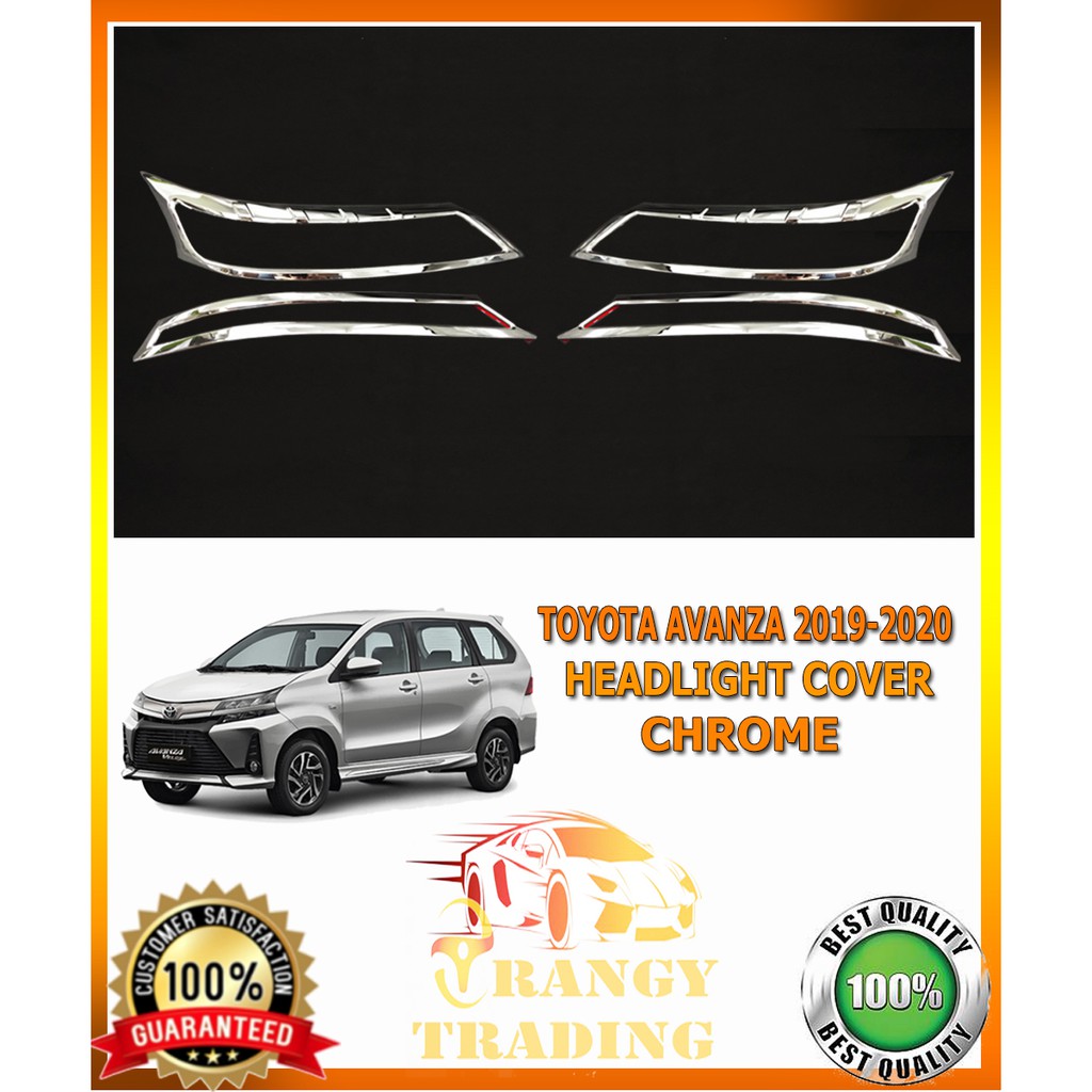 Toyota Avanza 2022 2022 Headlight cover chrome Car Toyota Avanza 2022 2022 Headlight cover chrome Car