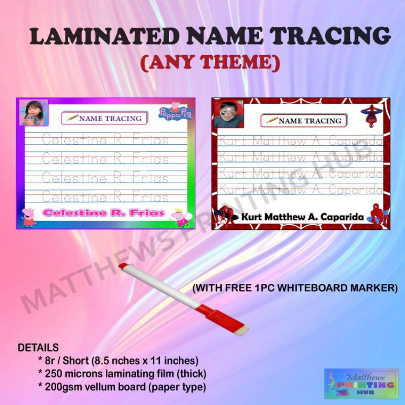 Name Tracing With Blue Red Blue Lines Free Printable
