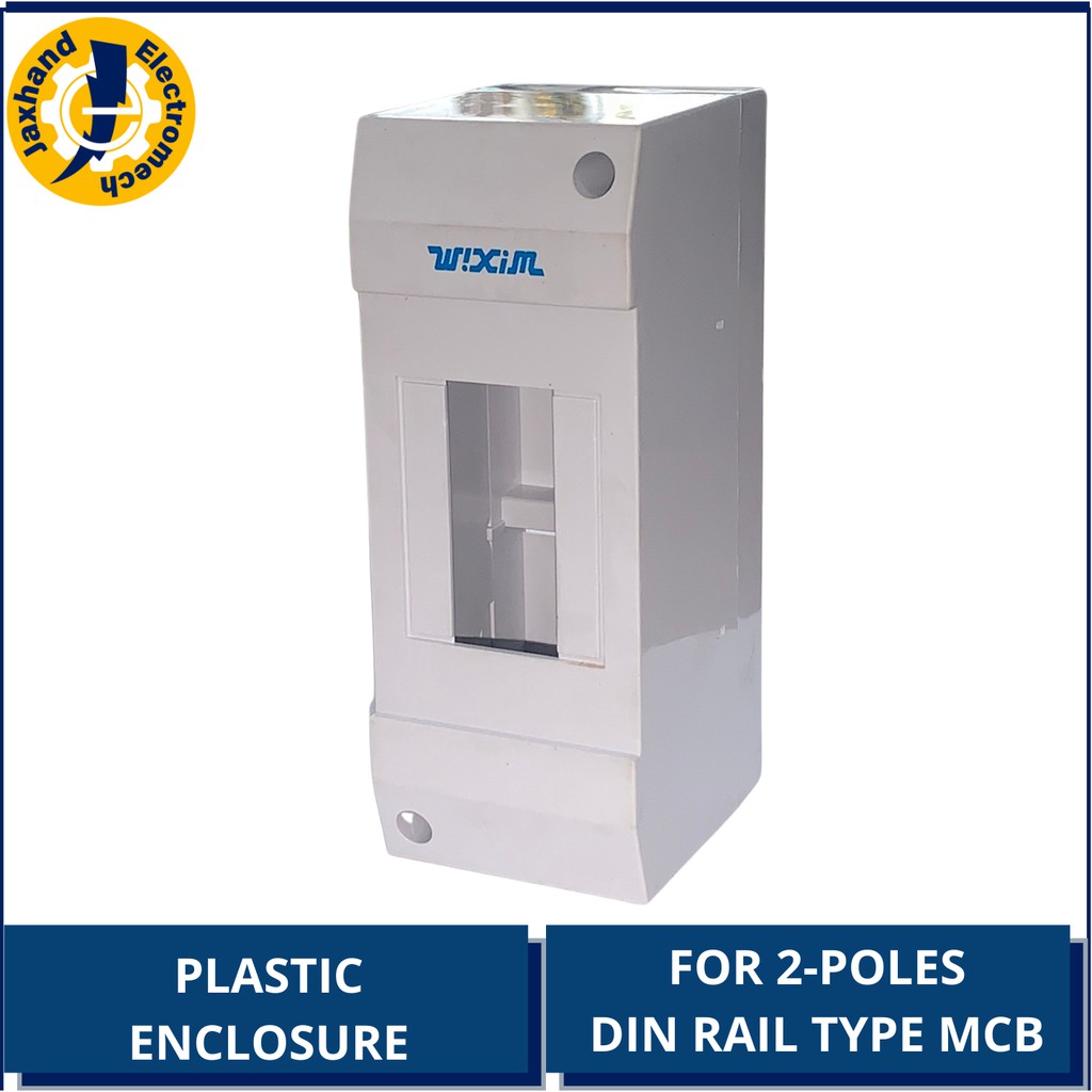 Plastic Enclosure for 2poles Din Rail Type Breaker (MCB) Shopee