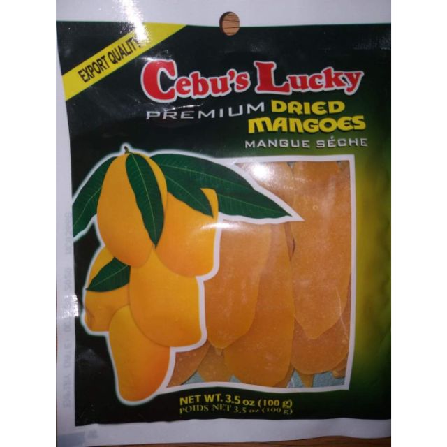 CEBU'S LUCKY DRIED MANGOES (100 grams) Shopee Philippines