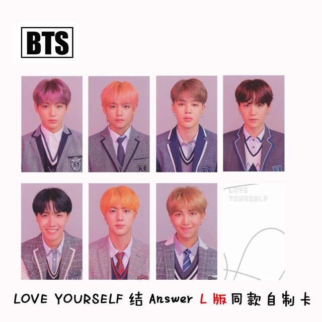 Love Yourself Answer Album Photocard Unofficial Shopee Philippines