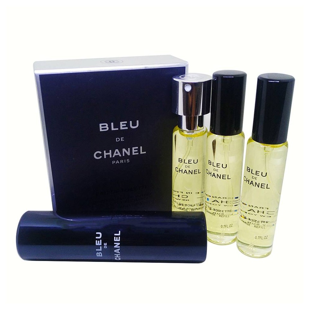 Chanel Bleu De Chanel Eau De Parfum Refillable Travel Spray Refill 3x20ml  3x20ml buy in United States with free shipping CosmoStore